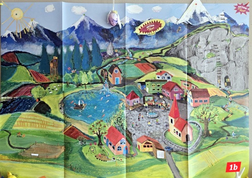 Plakat MS St. Anton am Arlberg, Klasse 1b