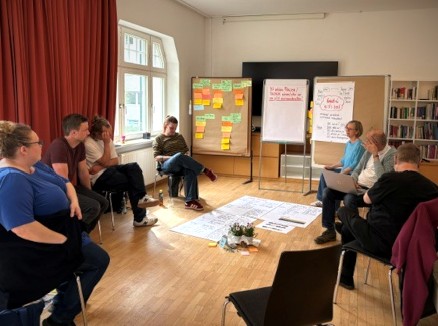 Das Team von kontakt&co bei der Klausur